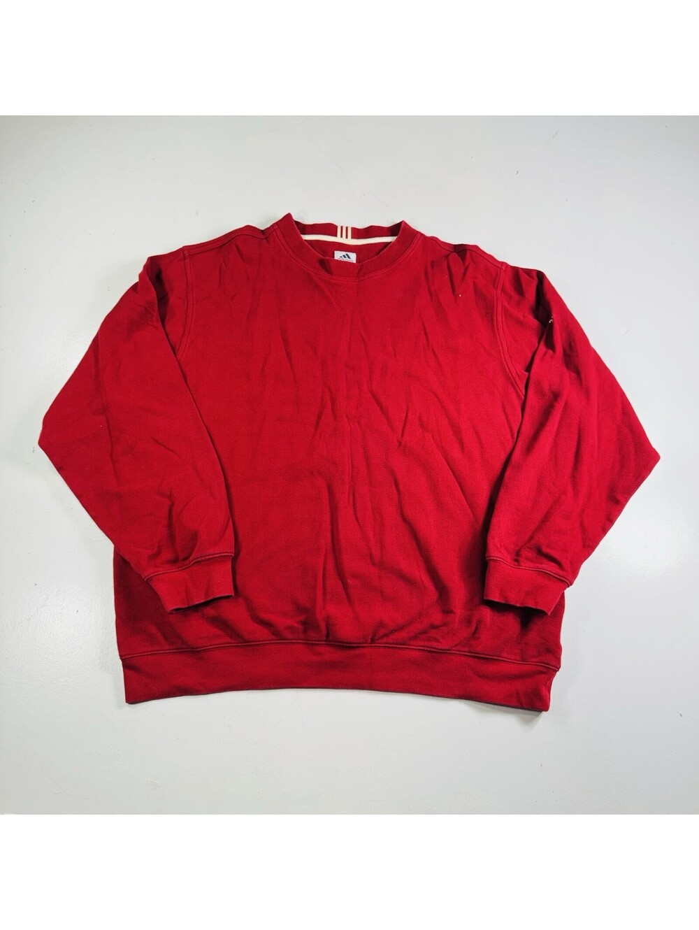 Adidas Vintage Pullover Red Lightweight Men’s Size XL